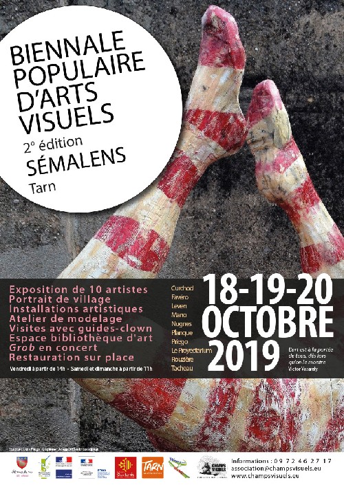 Champs Visuels - Biennale Populaire d'Arts Visuels - 2° édition Sémalens 2019