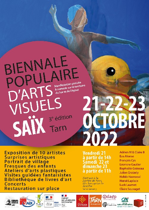 Champs Visuels - Biennale Populaire d'Arts Visuels - 3° édition Saïx 2022